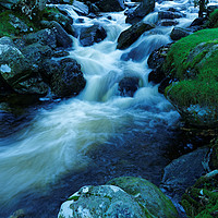 Buy canvas prints of WELSH RIVER. by andrew saxton