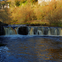 Buy canvas prints of WAIN WATH WATERFALL by andrew saxton