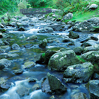 Buy canvas prints of STEPPING STONES by andrew saxton