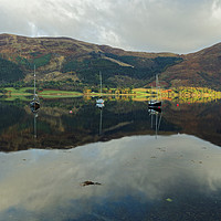 Buy canvas prints of STILL LOCH by andrew saxton
