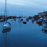 Buy canvas prints of STILL IN HARBOUR  by andrew saxton