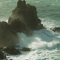 Buy canvas prints of SEAS ROUGH by andrew saxton