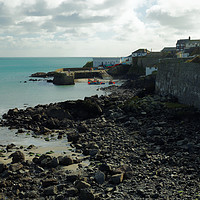 Buy canvas prints of WALKING TO COVERACK by andrew saxton