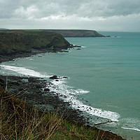 Buy canvas prints of CLOUDY CLIFFS by andrew saxton