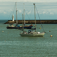 Buy canvas prints of AT ANCHOR  by andrew saxton
