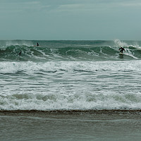 Buy canvas prints of TAKING ON WAVES by andrew saxton