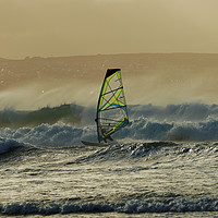Buy canvas prints of COMING IN ON A WAVE by andrew saxton