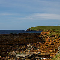 Buy canvas prints of ROKY COAST ORKNEY by andrew saxton