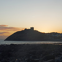 Buy canvas prints of CRICCIETH CASTLE by andrew saxton