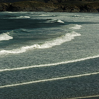Buy canvas prints of SEAS WHITE HORSES by andrew saxton