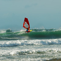 Buy canvas prints of WINDSURFING by andrew saxton