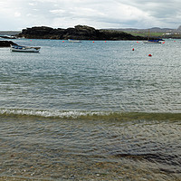 Buy canvas prints of TREARDDUR BOATS by andrew saxton