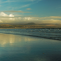 Buy canvas prints of SAND SEA AND CLOUDS by andrew saxton