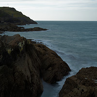 Buy canvas prints of ROCKS OF ILFRACOMBE by andrew saxton