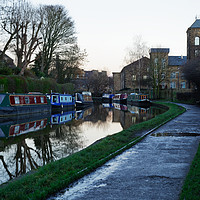 Buy canvas prints of ON THE BEND SKIPTON by andrew saxton