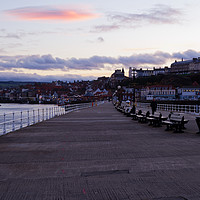 Buy canvas prints of HARBOUR SEATS by andrew saxton