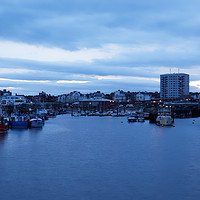 Buy canvas prints of CALM HARBOUR by andrew saxton