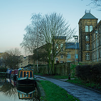 Buy canvas prints of MILL AND BARGES by andrew saxton