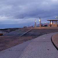 Buy canvas prints of WALKING IN CLEVELEYS by andrew saxton