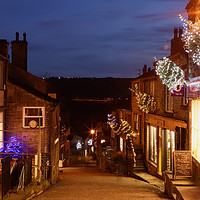 Buy canvas prints of CHRISTMAS IN HAWORTH by andrew saxton