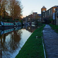 Buy canvas prints of SKIPTON MOORED by andrew saxton