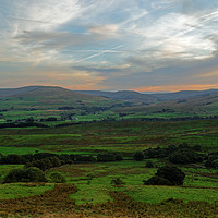 Buy canvas prints of DALES SUNSET by andrew saxton