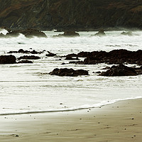 Buy canvas prints of ROCKY BEACH by andrew saxton