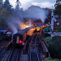 Buy canvas prints of STEAMING UP WELL by andrew saxton