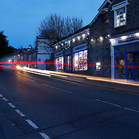Buy canvas prints of TRAILING SHOPS by andrew saxton