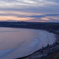 Buy canvas prints of FILEY AT SUNSET by andrew saxton