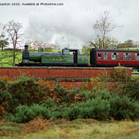 Buy canvas prints of PUFFING ALONG by andrew saxton