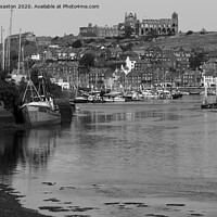 Buy canvas prints of WHITBY TIDE by andrew saxton