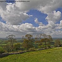 Buy canvas prints of View from The Mendips. by John Morgan