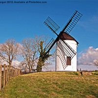 Buy canvas prints of Cold Ashton Windmill. by John Morgan