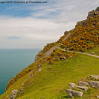 Buy canvas prints of The Coastal Path. by John Morgan