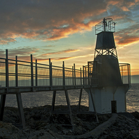 Buy canvas prints of Battery Point sunset 2. by John Morgan