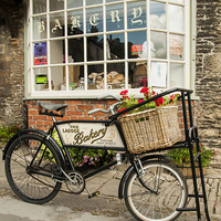 Buy canvas prints of  Baker's bike. by John Morgan