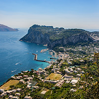 Buy canvas prints of Marina Grande, Capri. by John Morgan