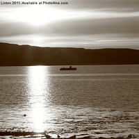 Buy canvas prints of Sunset in Fairlie 1 by William Linton