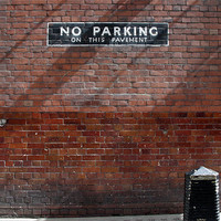 Buy canvas prints of No Parking by Maria Tzamtzi Photography