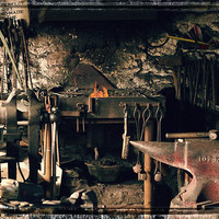 Buy canvas prints of Blacksmiths office by Maria Tzamtzi Photography
