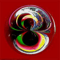 Buy canvas prints of Spherical Paperweight Colour Test by Robert Gipson