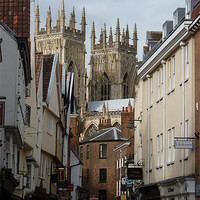 Buy canvas prints of Petergate to York Minster by Robert Gipson
