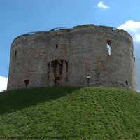 Buy canvas prints of Clifford's Tower York historical building. by Robert Gipson
