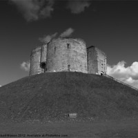 Buy canvas prints of York Clifford,s tower historic building by Robert Gipson
