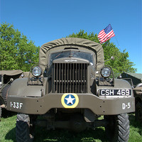 Buy canvas prints of Monster military truck by Robert Gipson