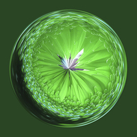 Buy canvas prints of Fantasy Orb in Green by Robert Gipson