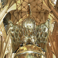 Buy canvas prints of The Lectern at York Minster by Robert Gipson