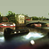 Buy canvas prints of York Lendal bridge across the river ouse by Robert Gipson
