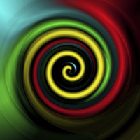 Buy canvas prints of Swirling colours. by Robert Gipson